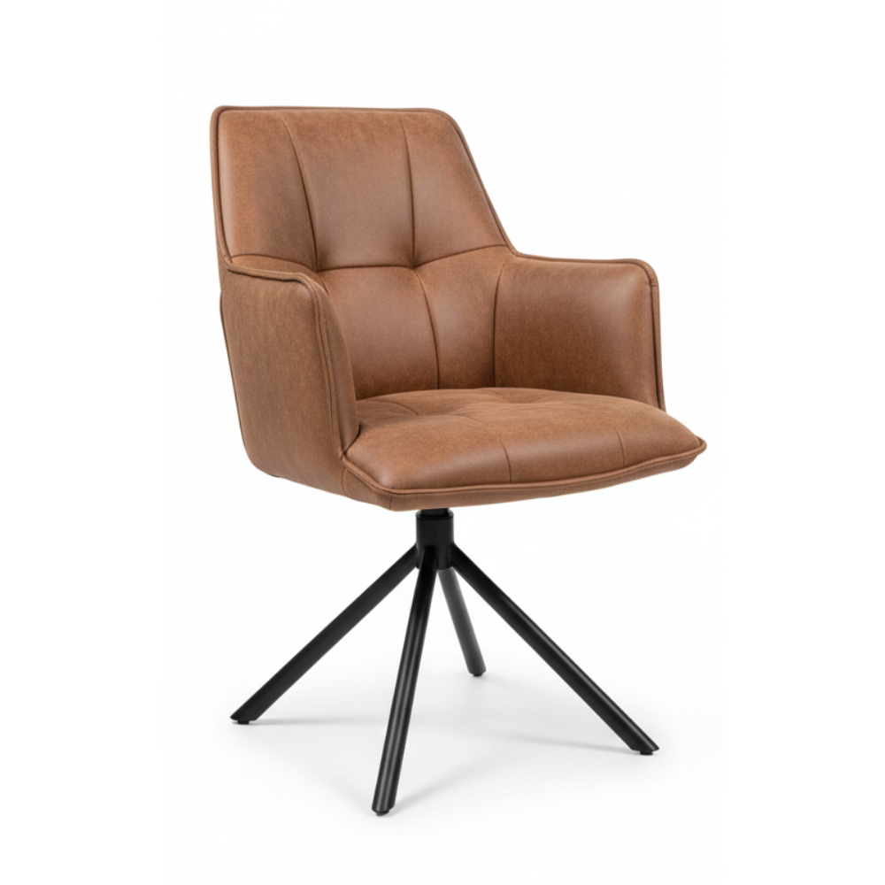 Eetkamerstoel Dublin - Cognac