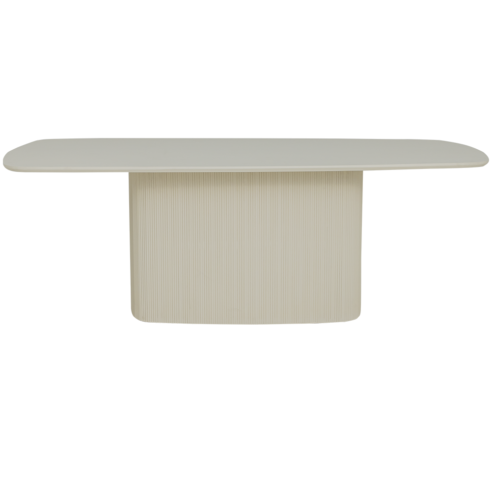 Eetkamertafel – Corbetta – Beige – 220 x 120 x 77 cm – Tower Living