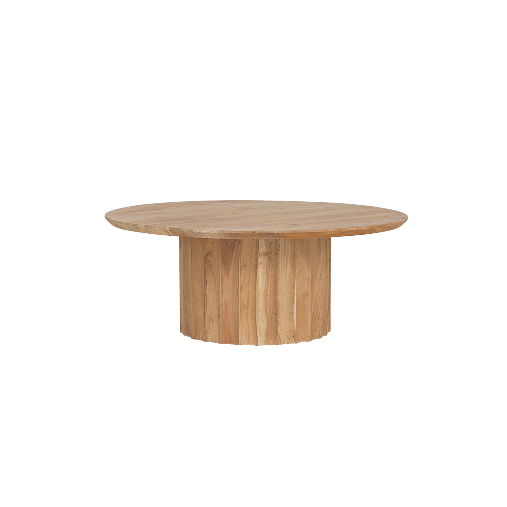 Salontafel – Crotone – Naturel – 90 x 90 x 35 cm – Tower Living