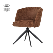 Armstoel Cuvio – Bruin – 62 x 80 cm | Tower Living