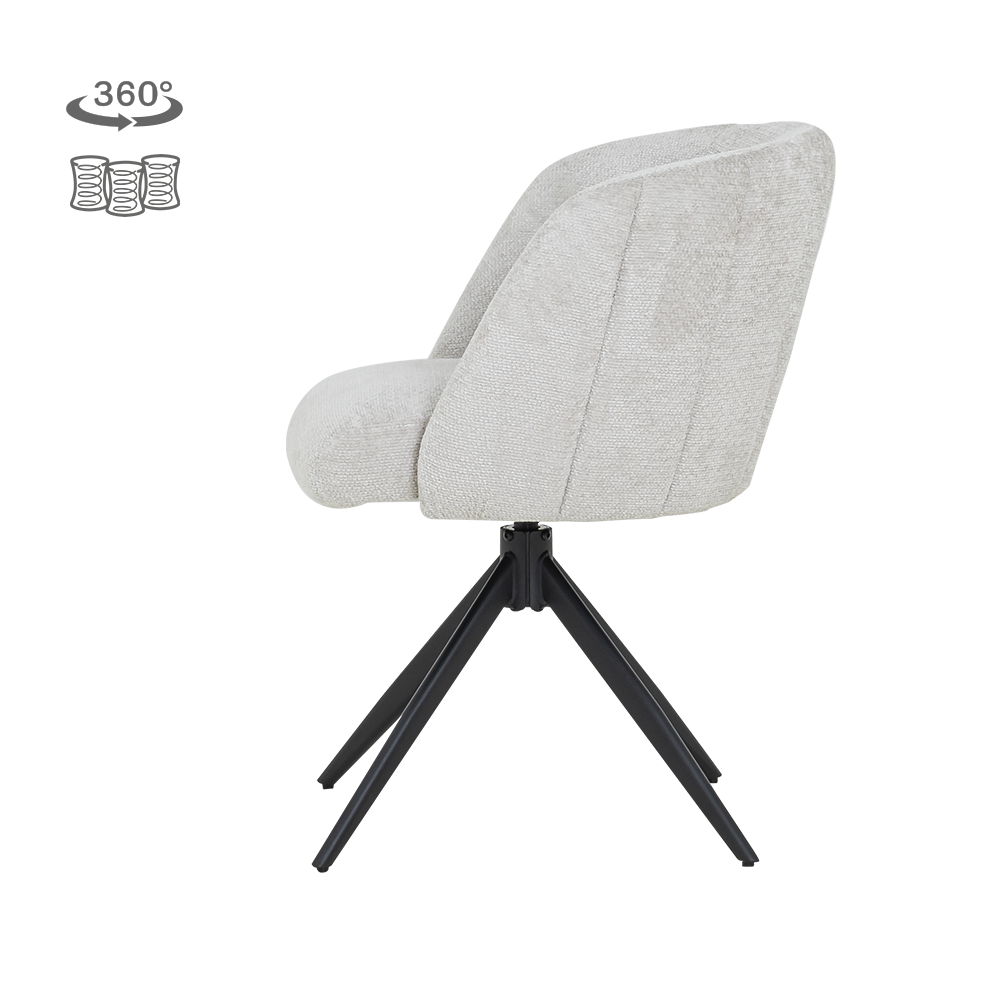 Armstoel – Cuvio – Beige – Tower Living