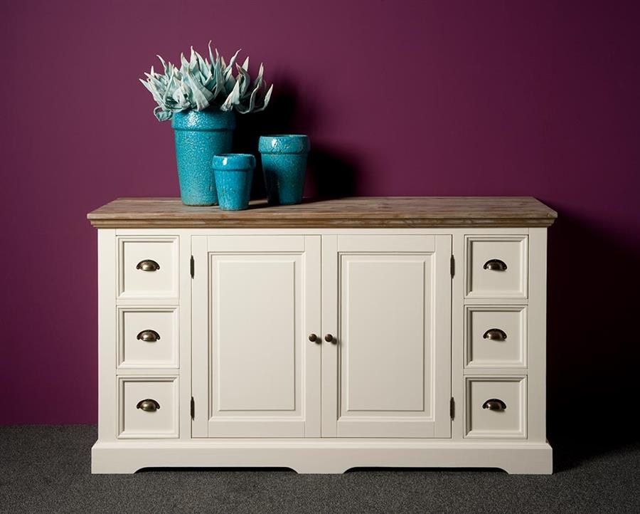 Dressoir – Fleur – Wit – 160 x 90 cm – Tower Living
