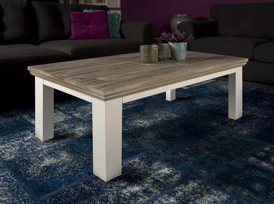 Salontafel – Fleur – Wit – 130 x 75 x 45 cm – Tower Living