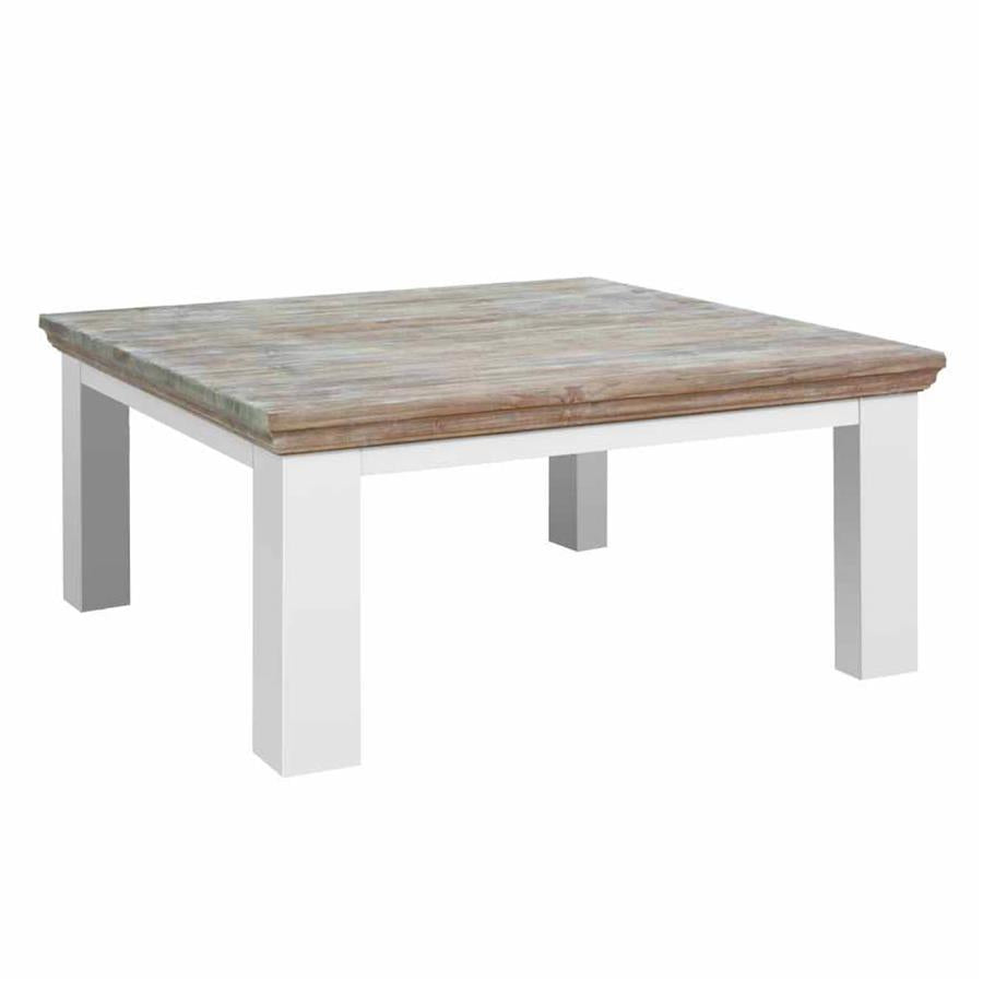 Salontafel – Fleur – Wit – 100 x 100 x 45 cm – Tower Living