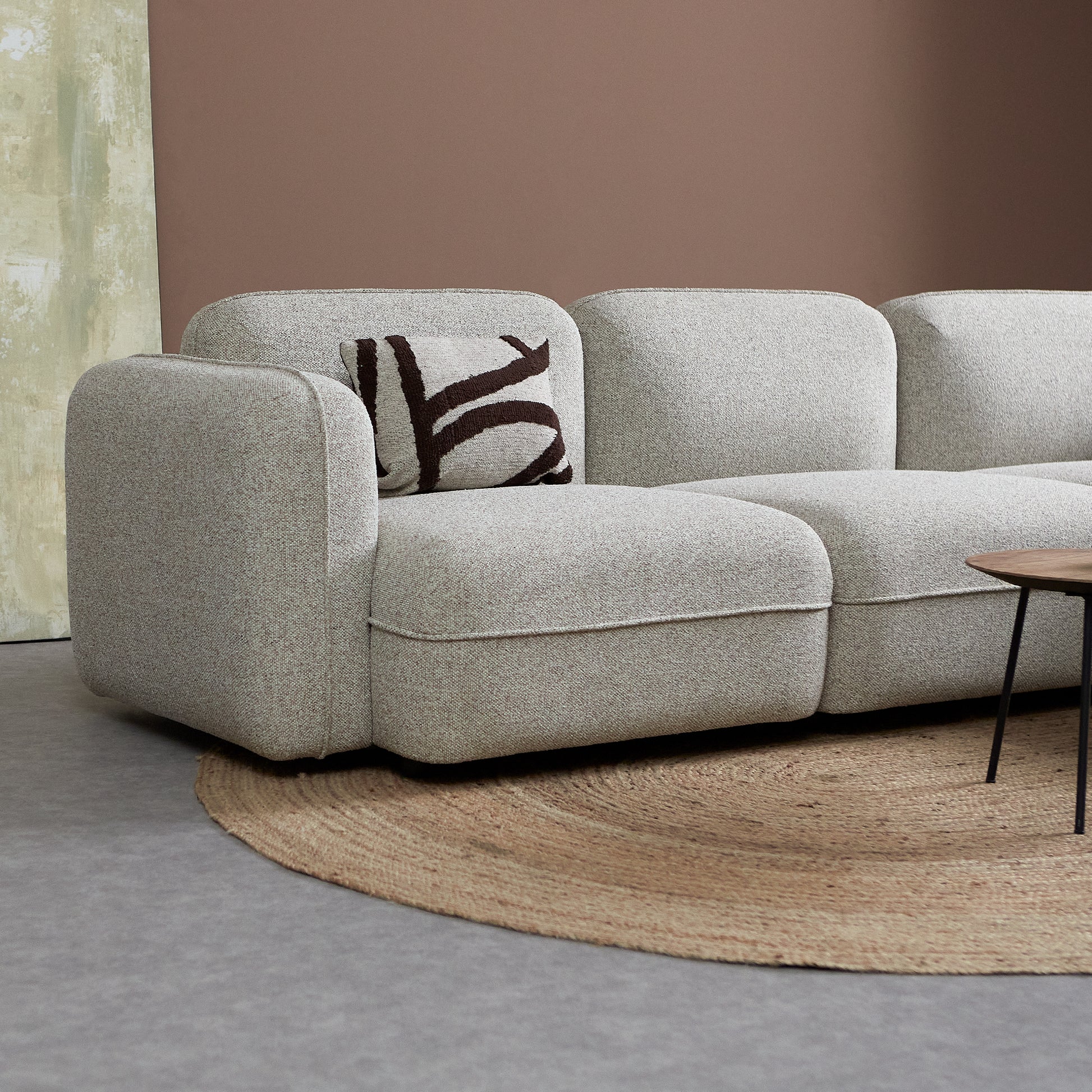 DROP Hoekbank met chaise longue rechts - Serenity 03