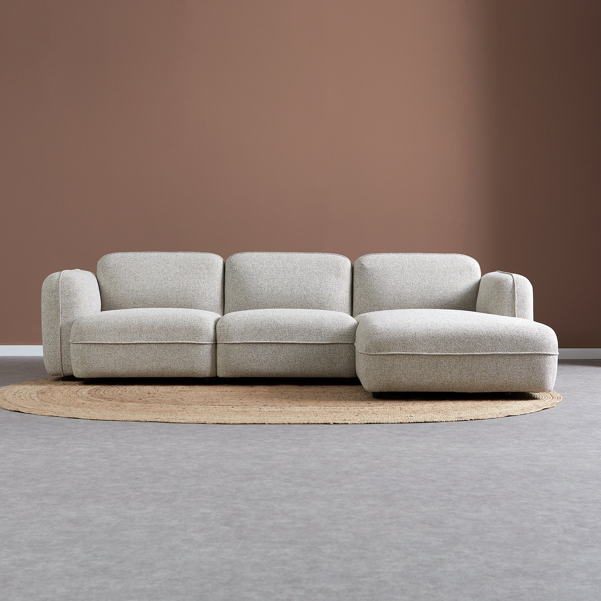 DROP Hoekbank met chaise longue rechts - Serenity 03