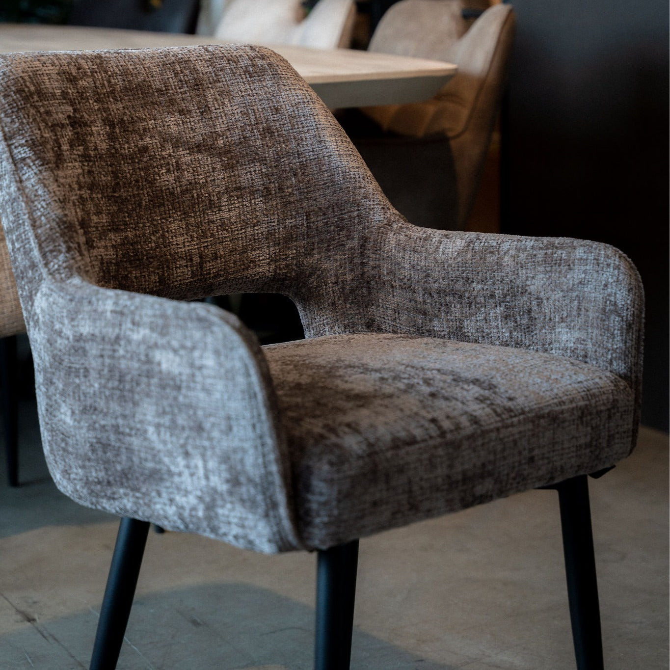 Eetkamerstoel Lynn - Cremona 24 - met armleuning