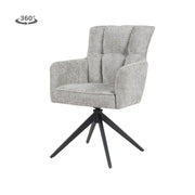 Armstoel Bardi – Grijs – 59 x 92 cm | Tower Living