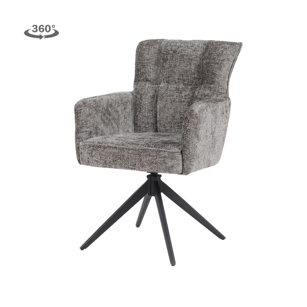 Armstoel – Bardi – Grijs – Tower Living