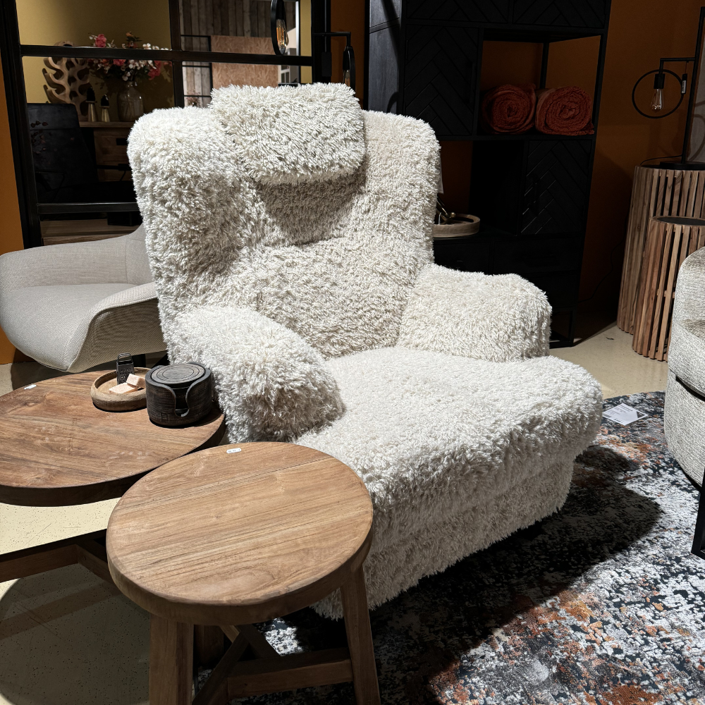 Fauteuil Doodle - Cream - Inclusief gratis hoofdsteun