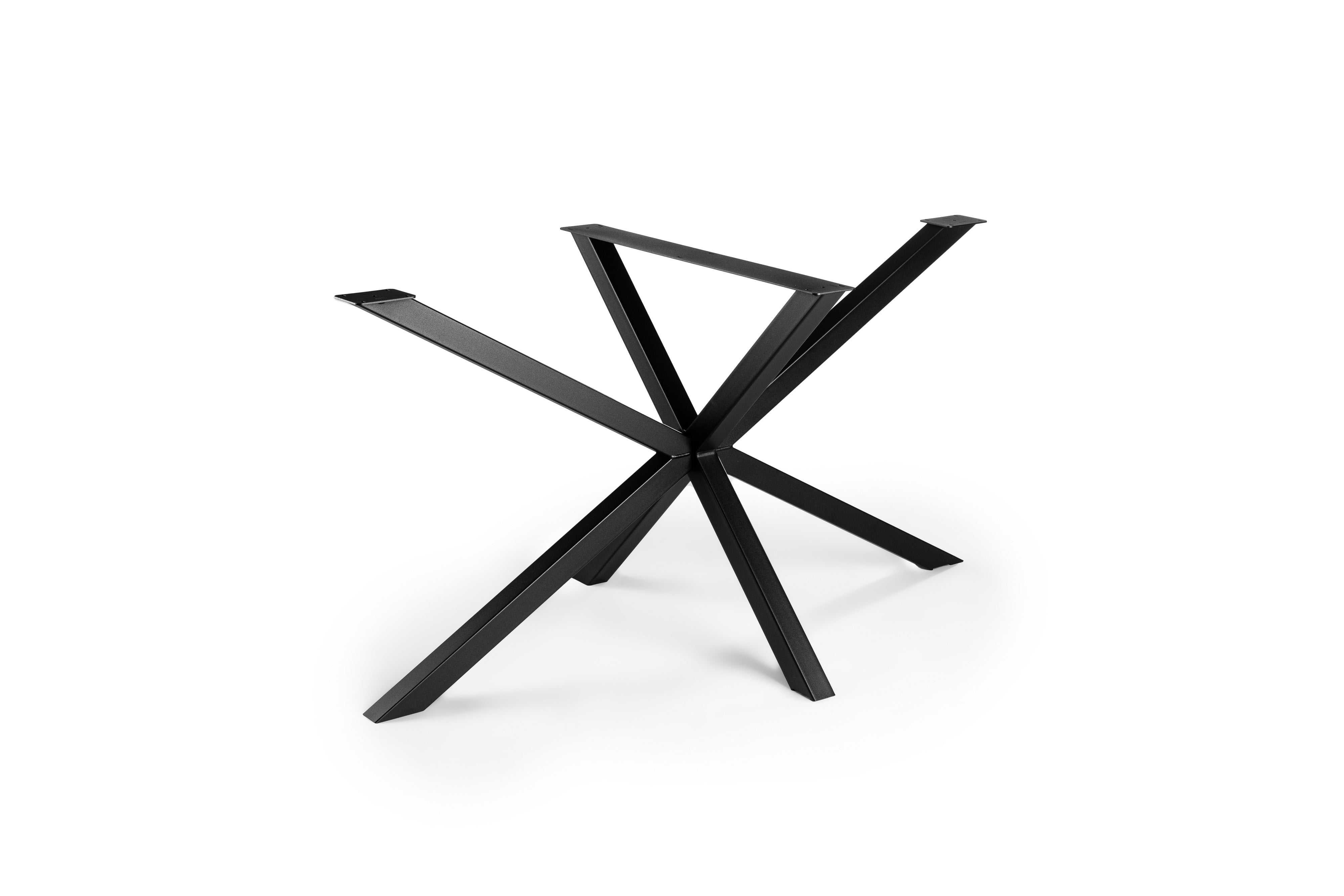 Tafelonderstel Dune 010 - spinpoot KD 180 x 80 cm / H: 73 cm - koker 50 x 50 mm Kleur Black