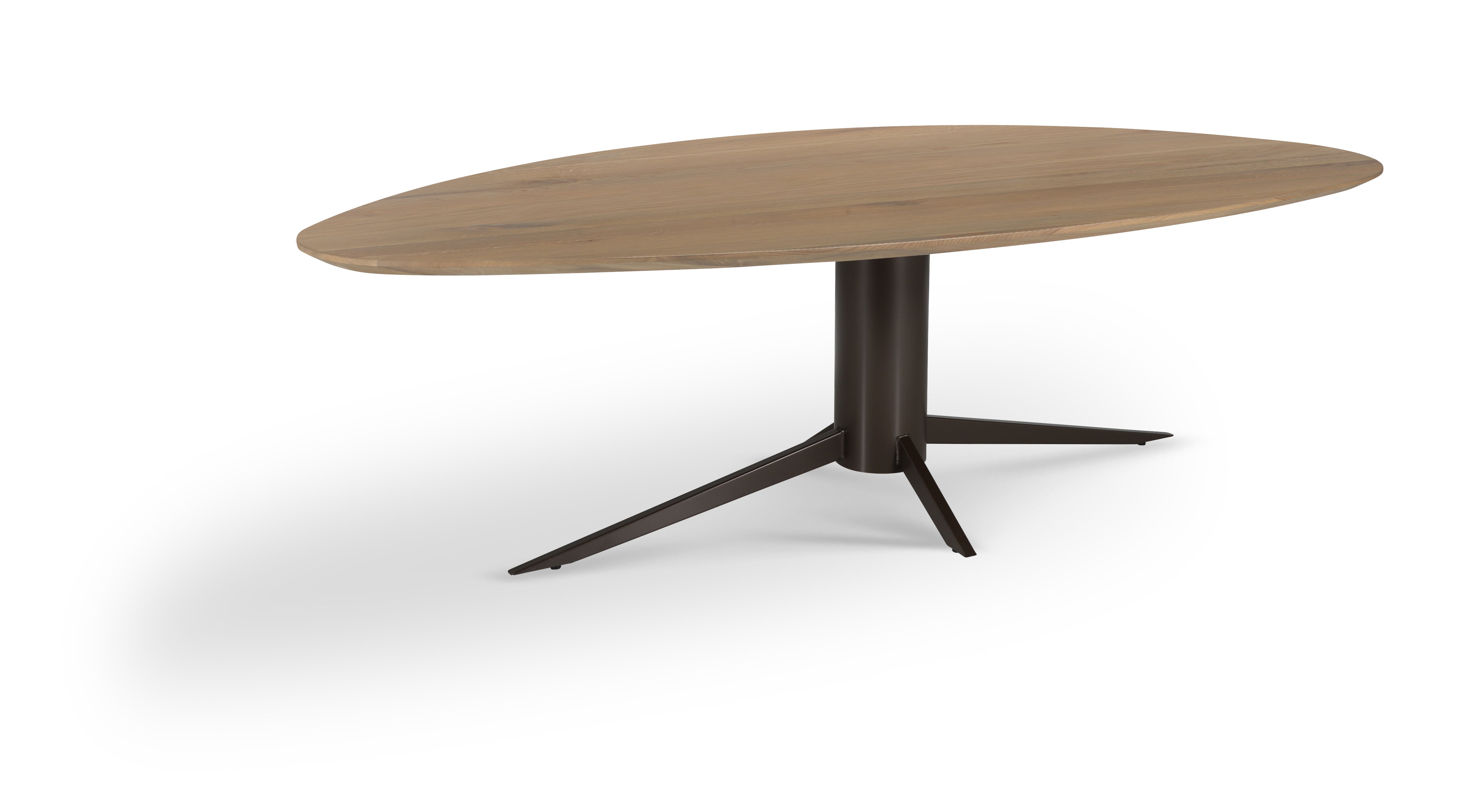 Tafelblad Dune - Eiken - Kiezel - verjongd Tafelblad Kleur Natural 240 X 130 X 4