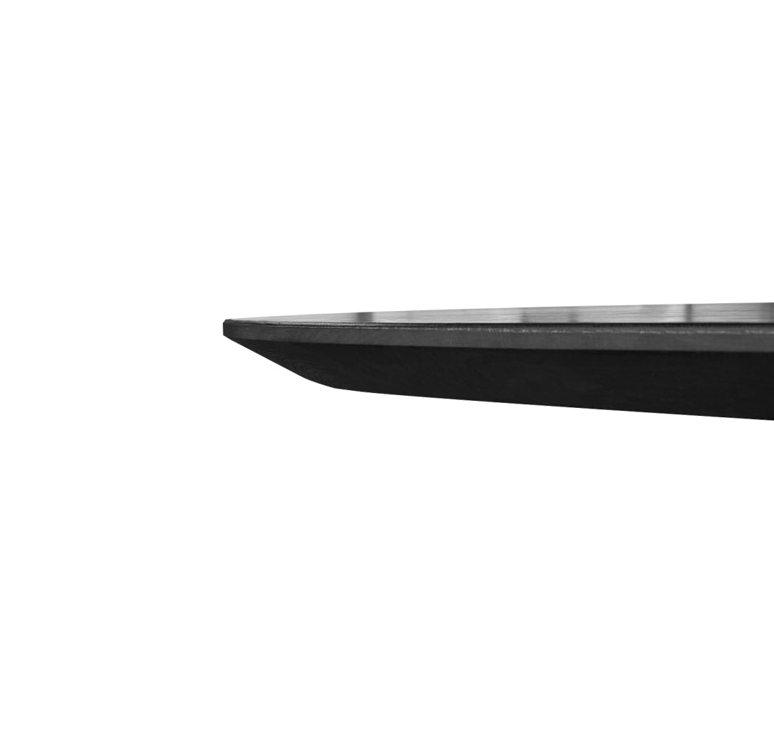 Tafelblad Dune - Eiken - Slide - verjongd Tafelblad Kleur Smoked Black 300 X 120 X 4