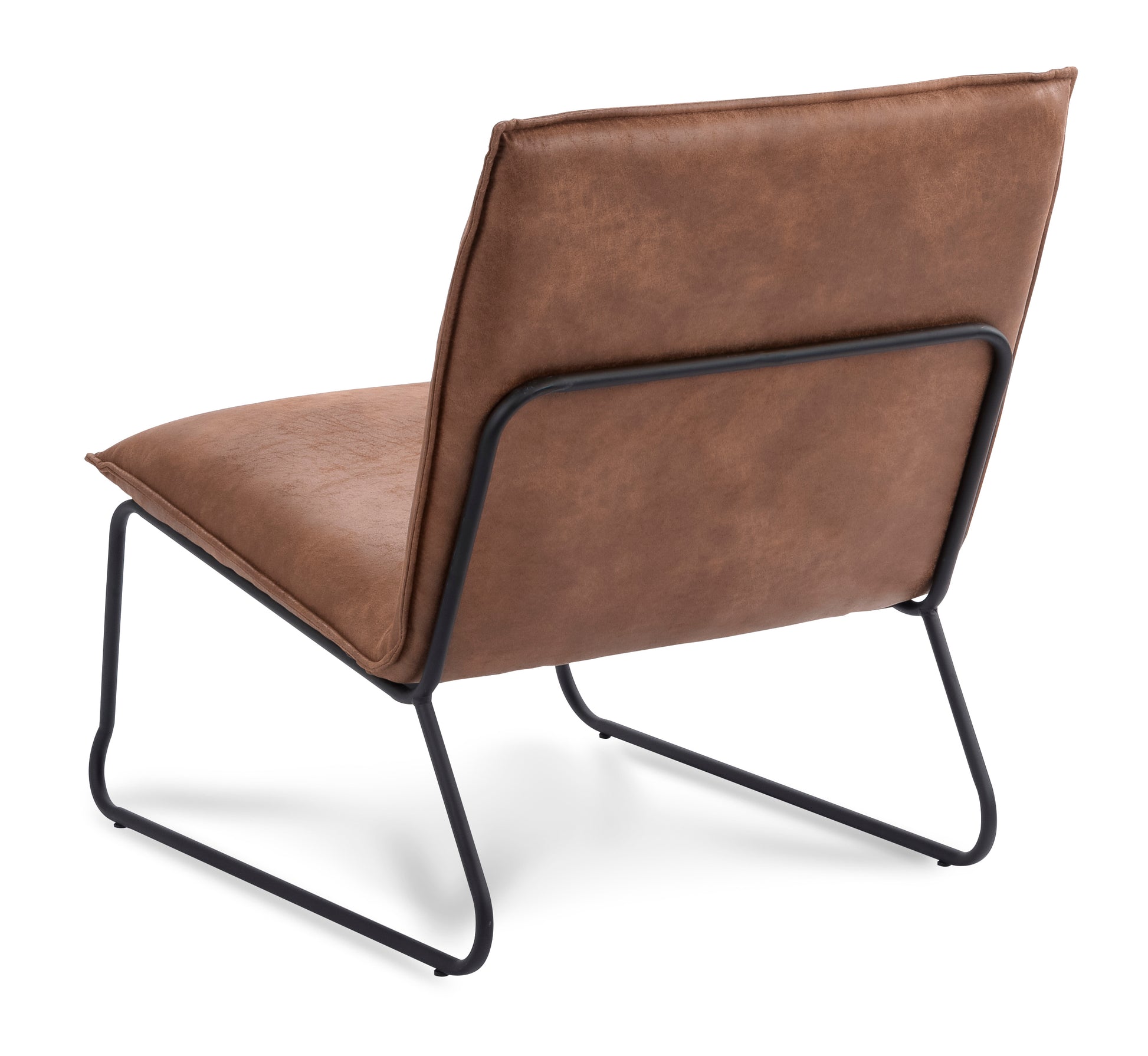 Fauteuil Chapman 1 seater Stof Rawhide Cognac Gun color frame