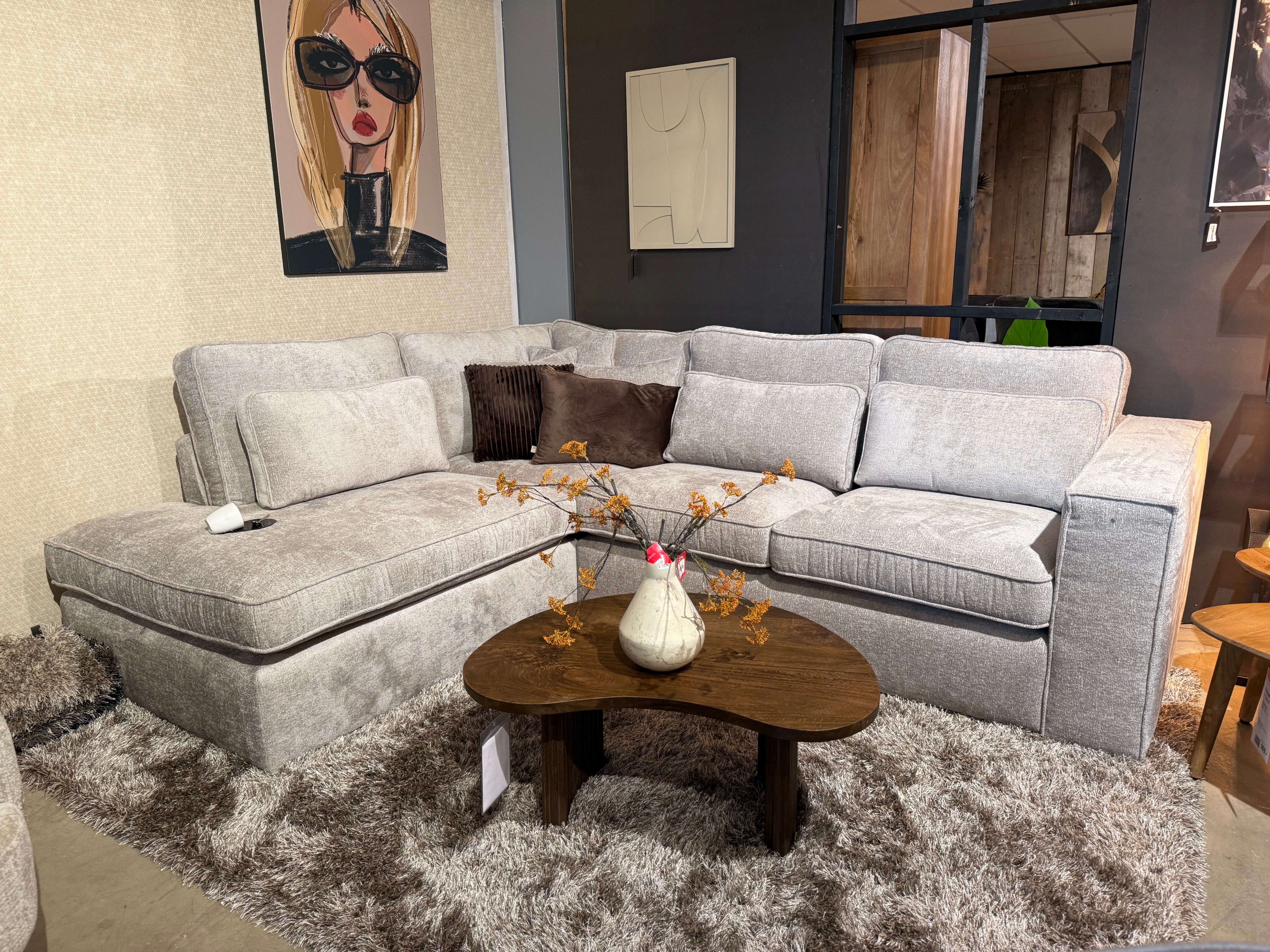 Bankstel Anna - Trenza 08 Taupe - 275 x 225 cmm