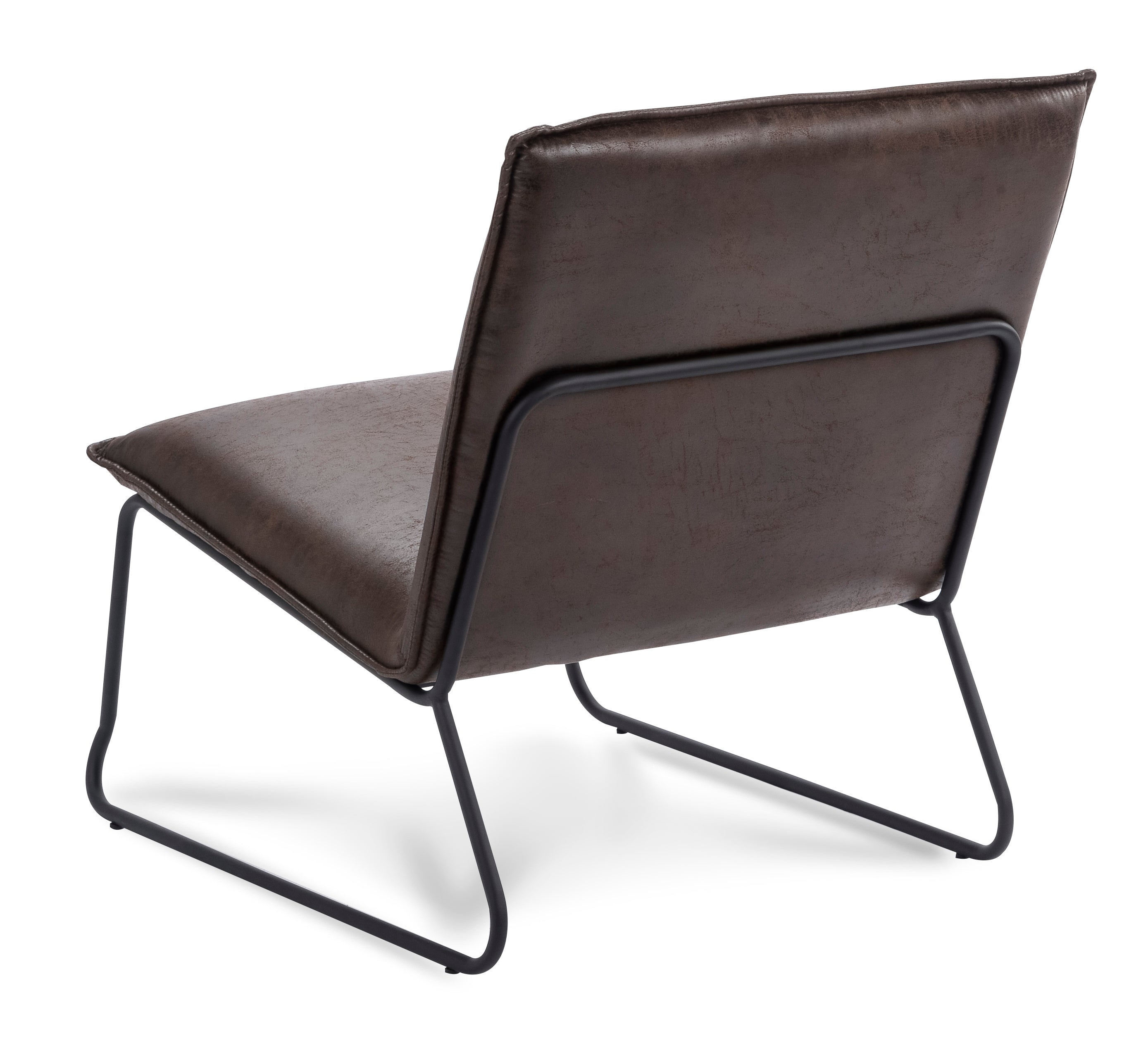 Fauteuil Chapman 1 seater Stof Rawhide Bruin Gun color frame