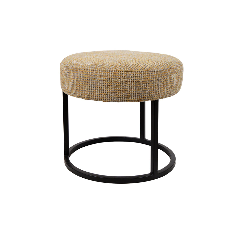 Escabel poef - Ø45 - Coco - Mustard 06