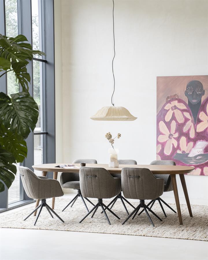 Eettafel Elijah 260x100 cm - bruin