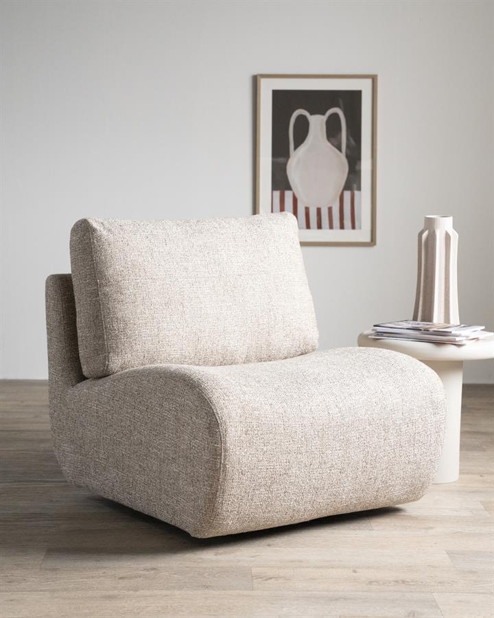 Fauteuil Lucia - bruin Donna