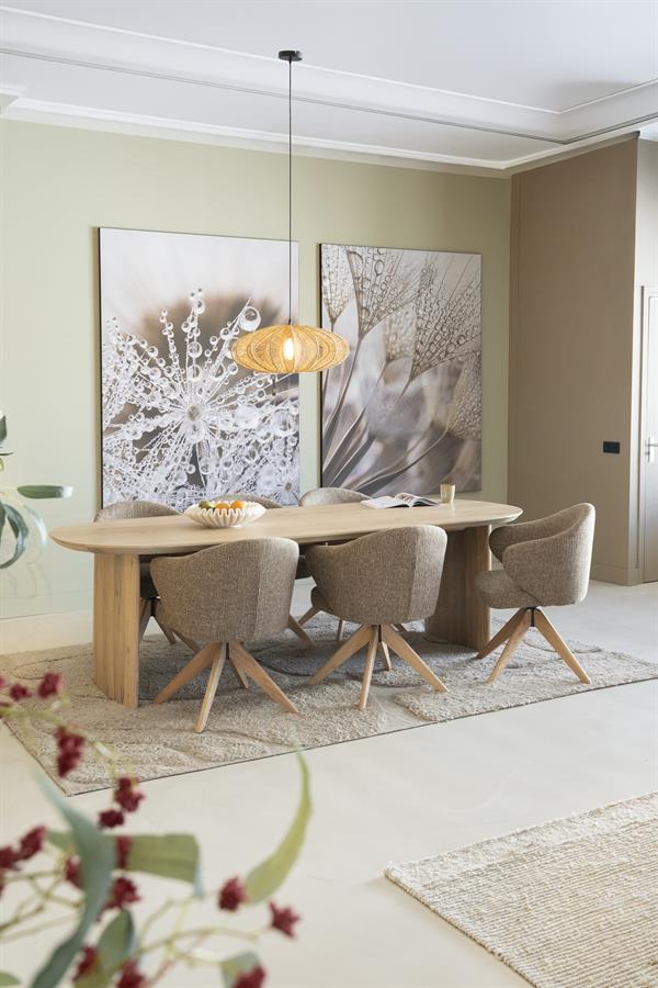 Stoel Connor naturel - bruin Donna