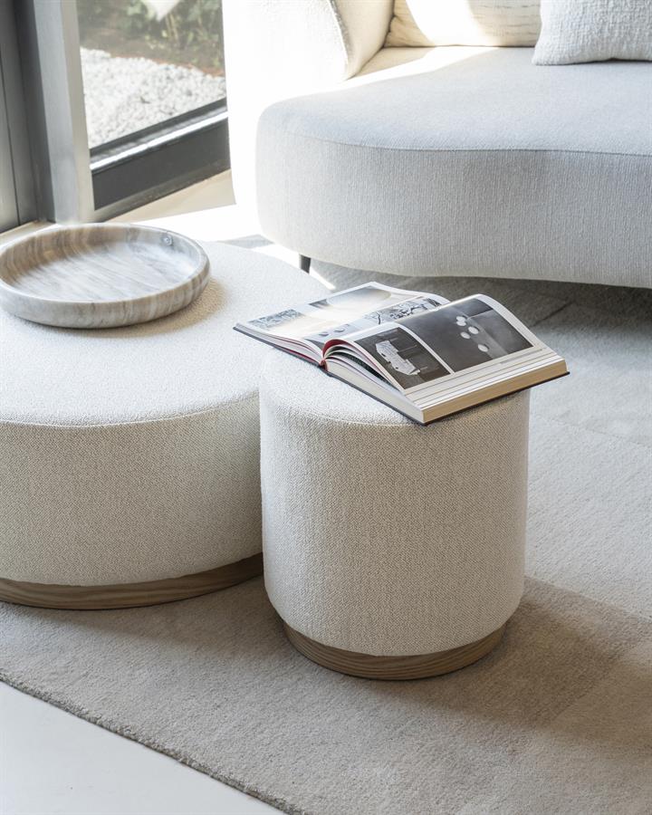 Poef Avah small - beige Mantz