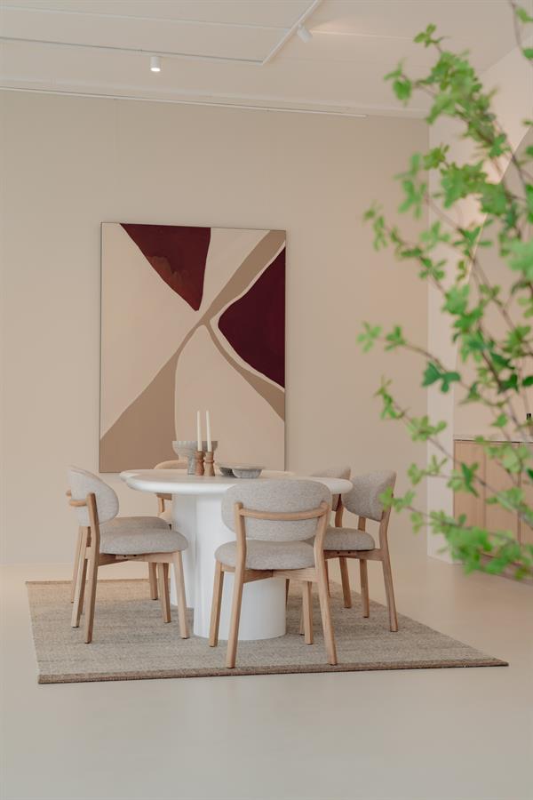 Stoel Mikky naturel - taupe Moon