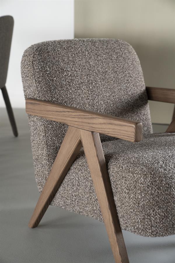 Fauteuil Francis - taupe Flou