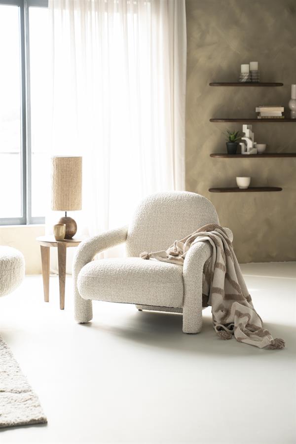 Fauteuil Monica - taupe Asti