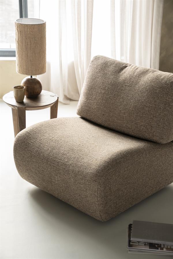 Fauteuil Lucia - bruin Donna