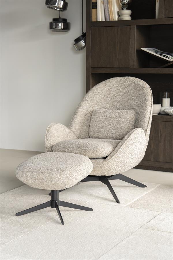 Fauteuil Ryan - beige Zora