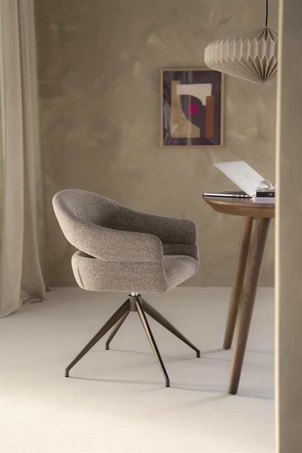 Stoel Hailey - taupe Eira