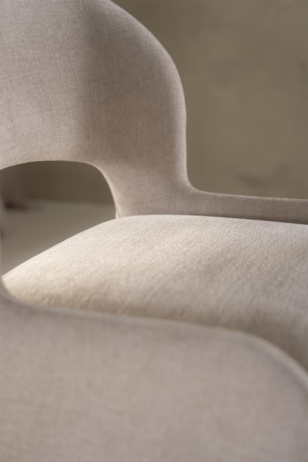 Stoel Odette - taupe Serene