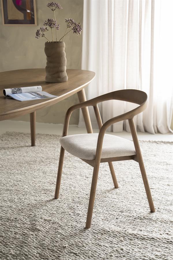 Stoel Rayven - lichtbruin