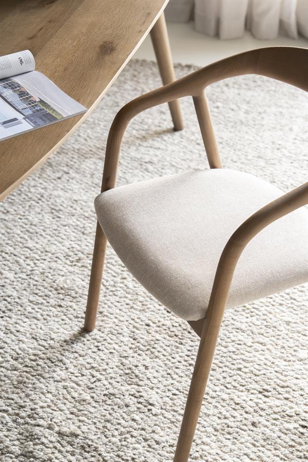 Stoel Rayven - lichtbruin