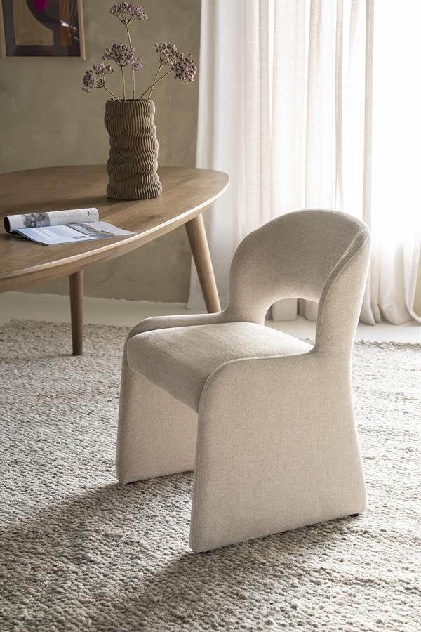 Stoel Odette - taupe Serene