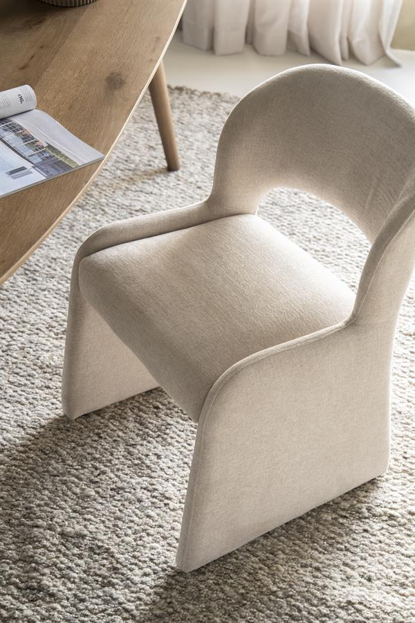 Stoel Odette - taupe Serene