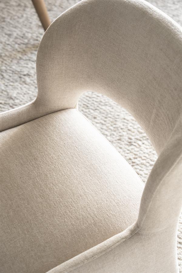 Stoel Odette - taupe Serene