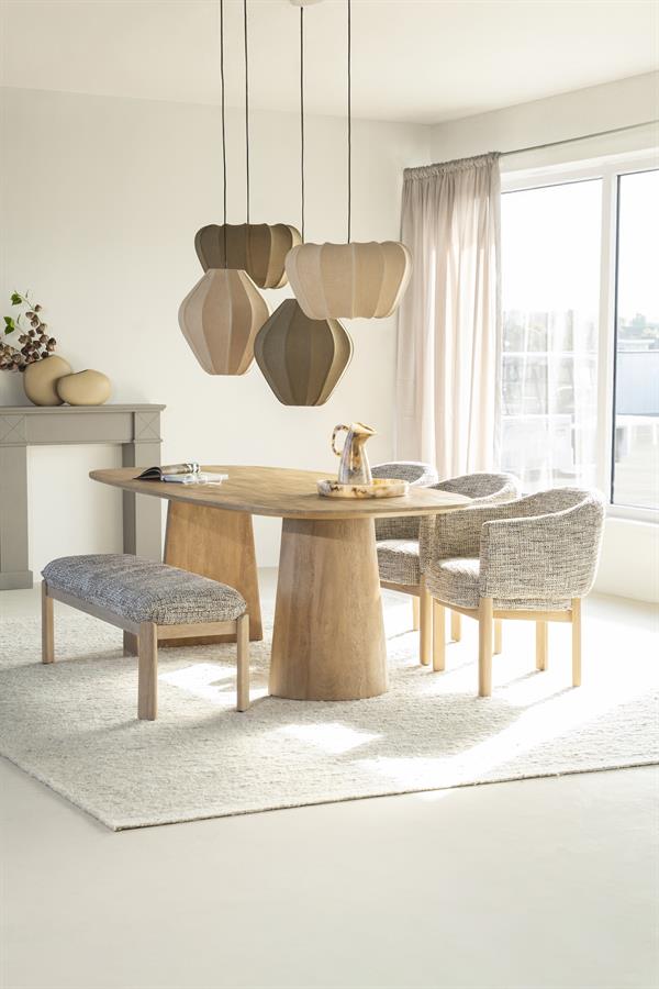 Eettafel Lune 300x105 cm - naturel
