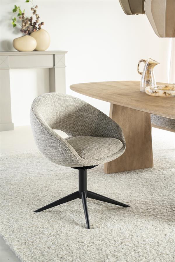 Stoel Nol - taupe Tova