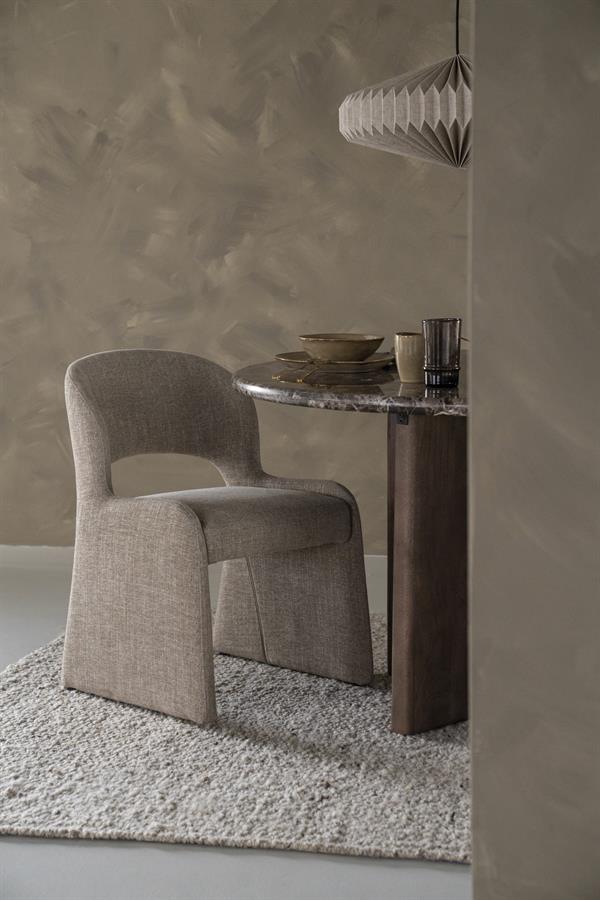 Stoel Odette - taupe Serene