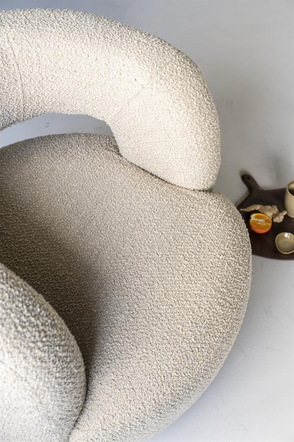 Fauteuil Sharon - zand Spark