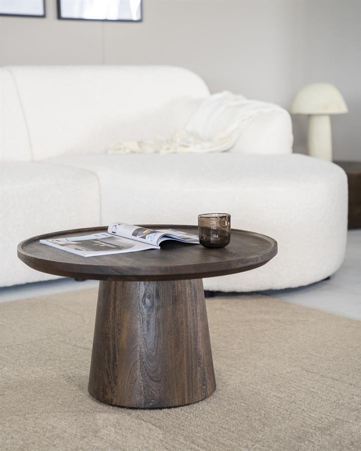 Salontafel Ron 66x39 - bruin
