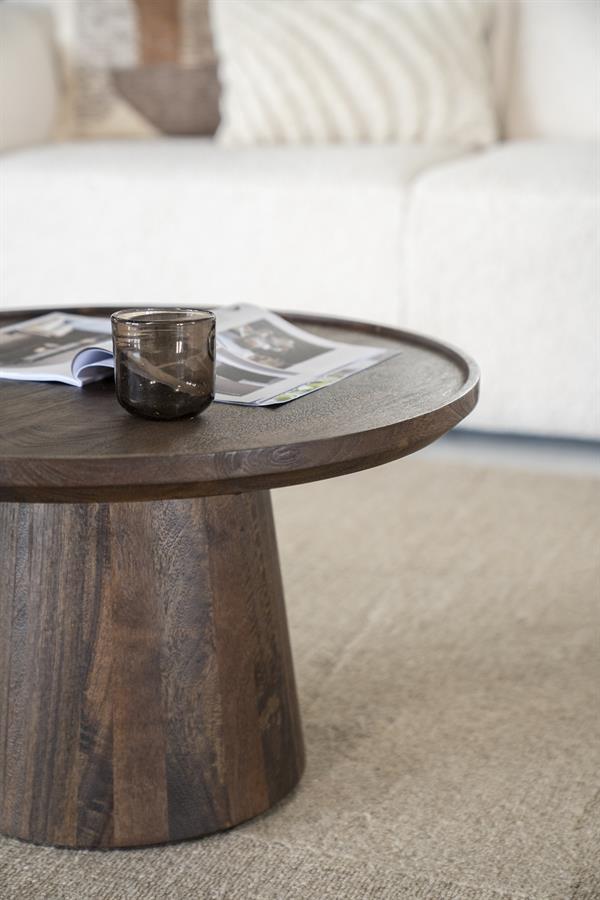 Salontafel Ron 66x39 - bruin