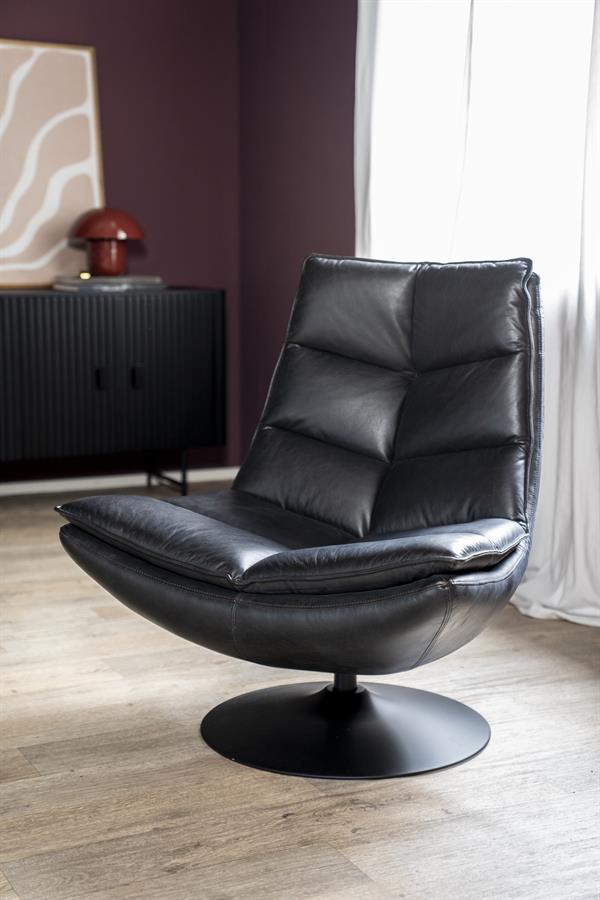 Fauteuil Sven - cognac boho leder