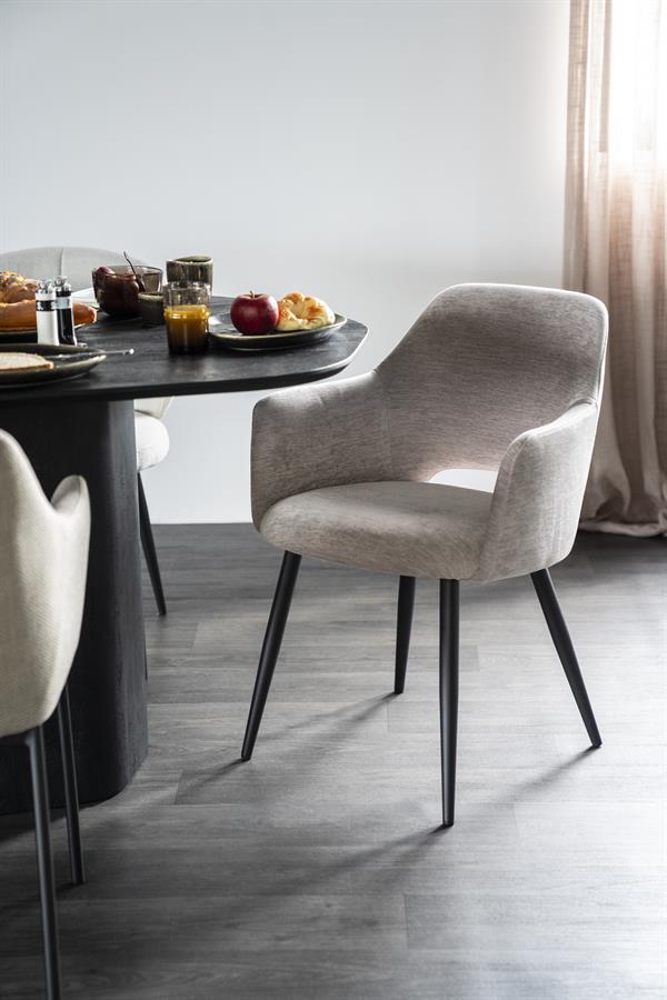Stoel Esmee met arml. - beige Mellow