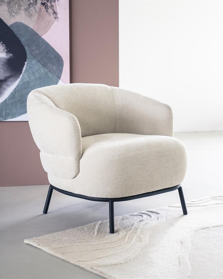 Fauteuil David - taupe Safari