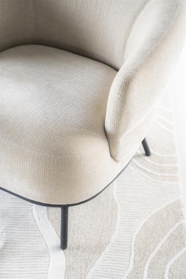 Fauteuil David - taupe Safari