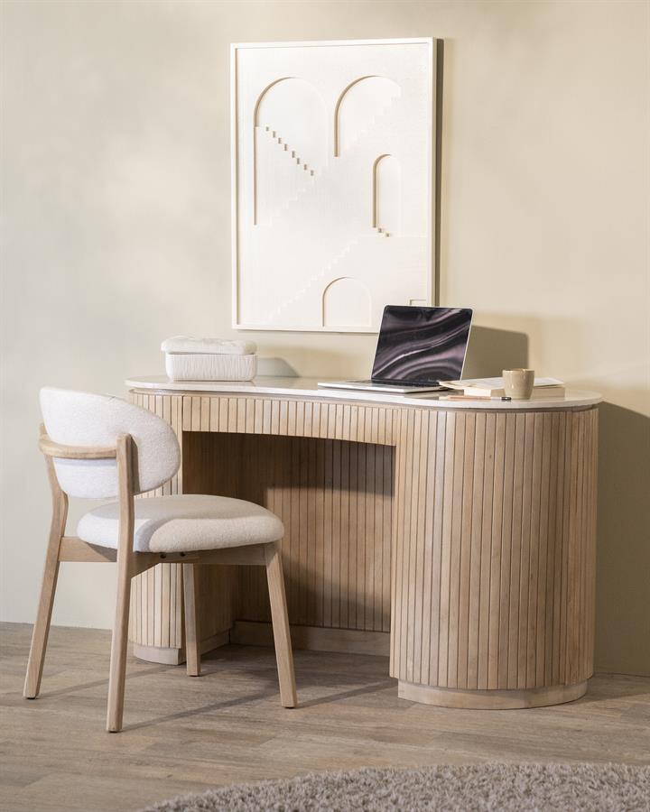 Stoel Mikky naturel - beige Moon