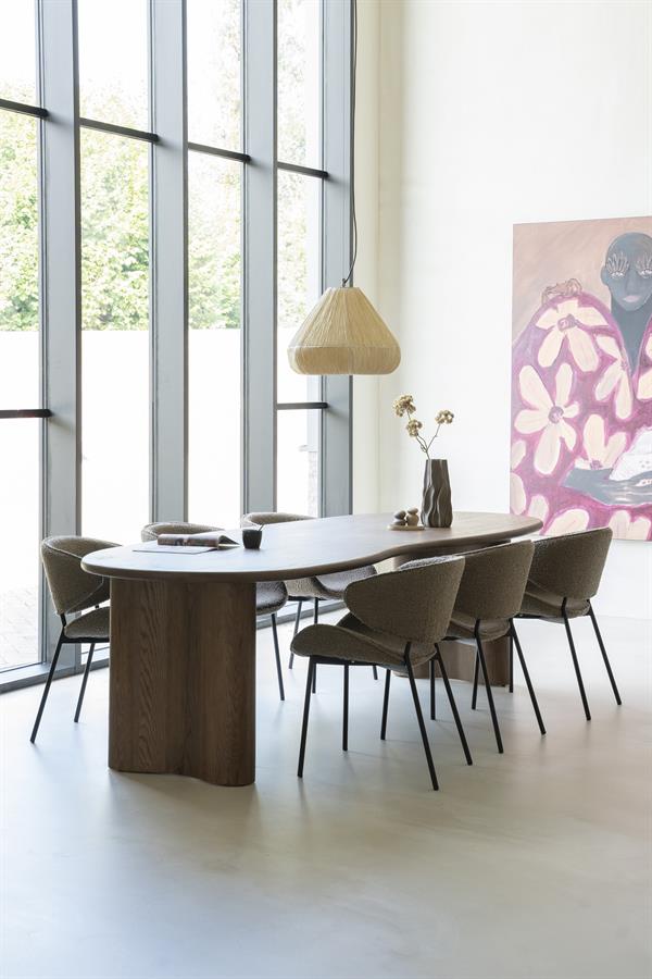 Eettafel Josh 250x110 cm - bruin