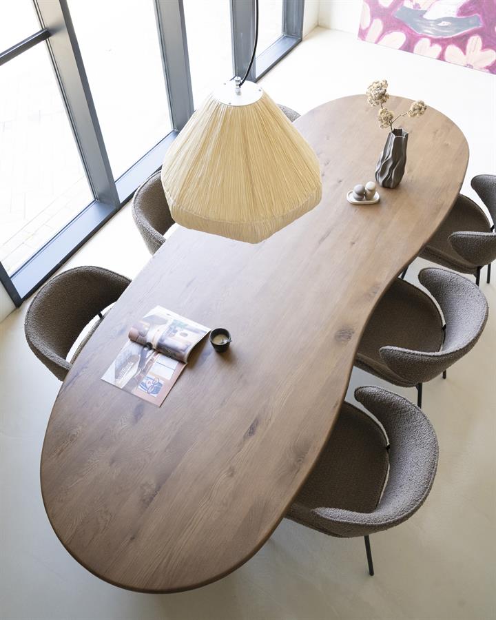Eettafel Josh 300x110 cm - bruin